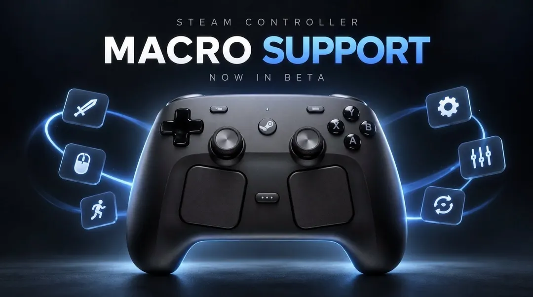 Valve добавила бета-поддержку макросов для Steam Controller