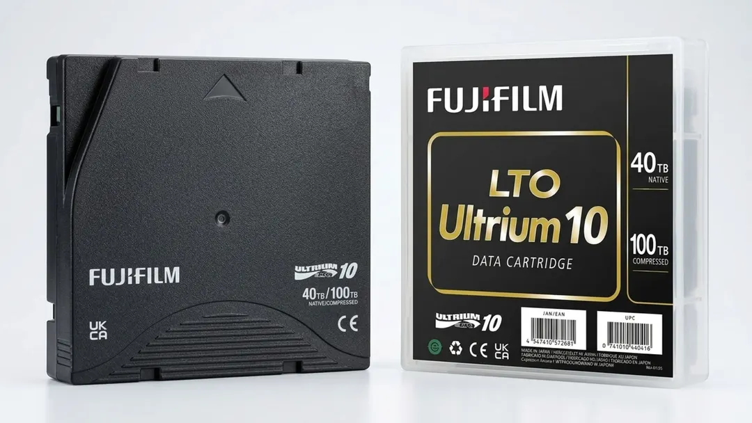 Fujifilm начала продажи картриджей LTO-10 на 40 ТБ за $494