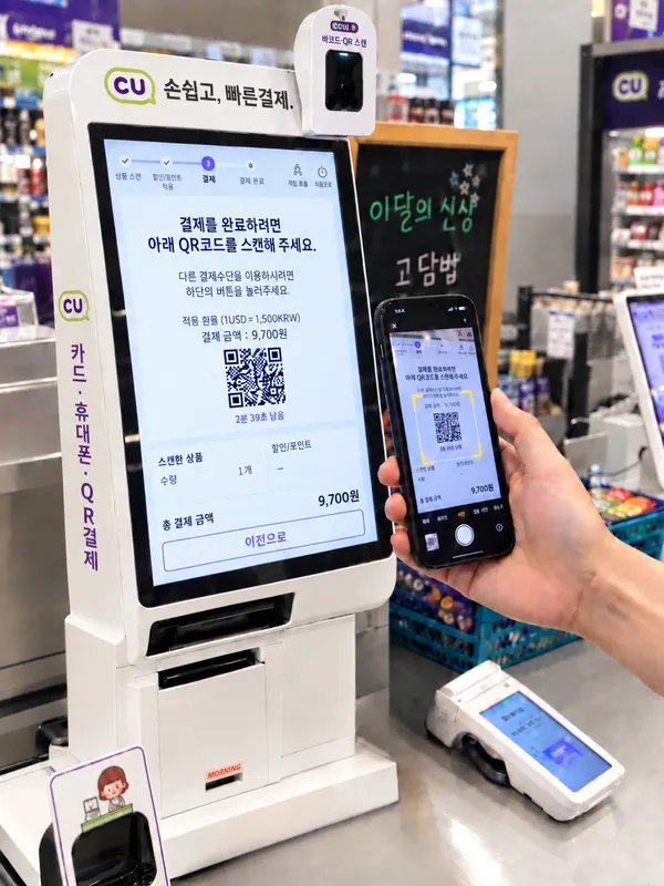 KB Kookmin Card провела оплату стейблкоином в магазинах CU