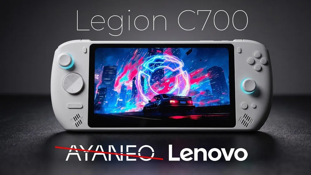 Lenovo Legion C700: портативная консоль на Dimensity 7400 и Android 16