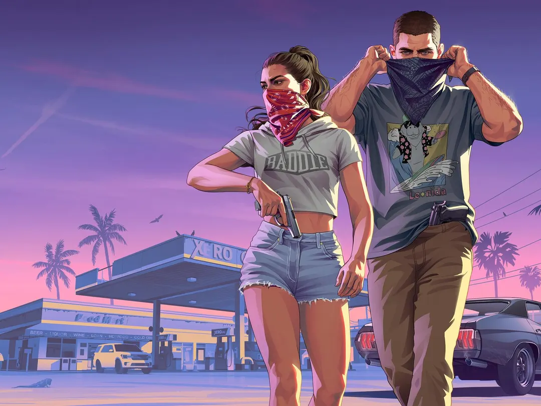 Rockstar показала новый арт GTA 6 с Джейсоном и Люсией