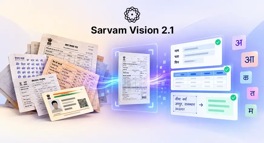Sarvam Vision 2.1: OCR-модель для индийских языков и документов
