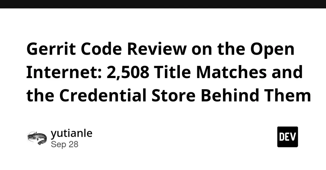 В открытом интернете нашли 2508 серверов Gerrit Code Review