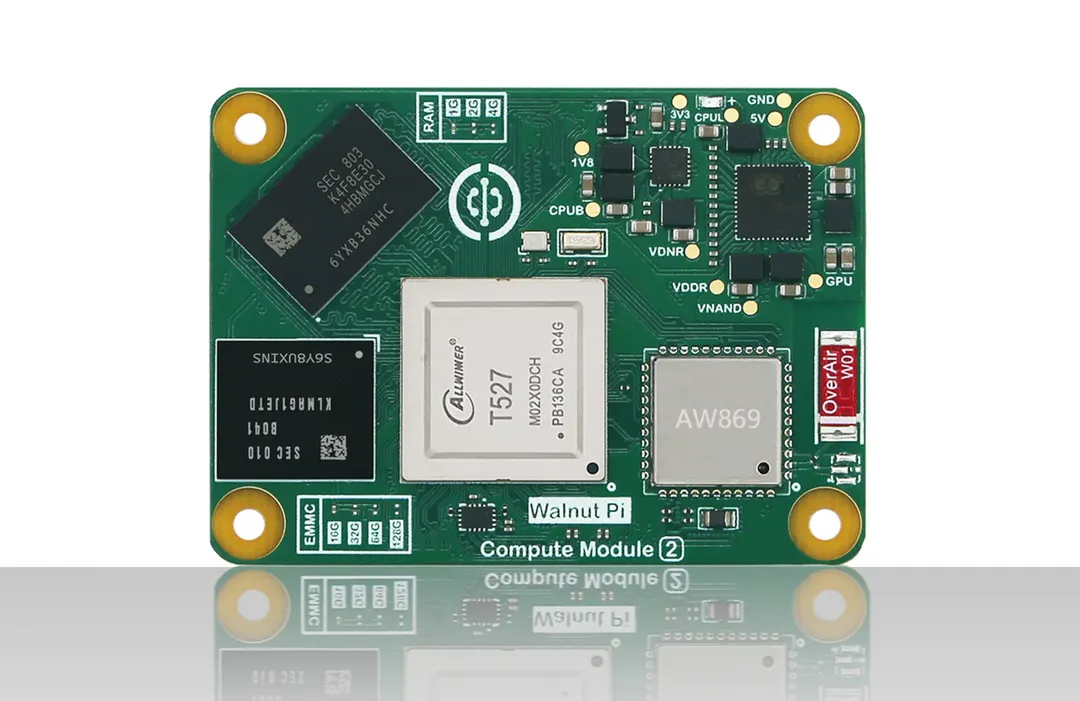 Walnut Pi CM2 — дешёвый аналог Raspberry Pi CM5 на Allwinner T527