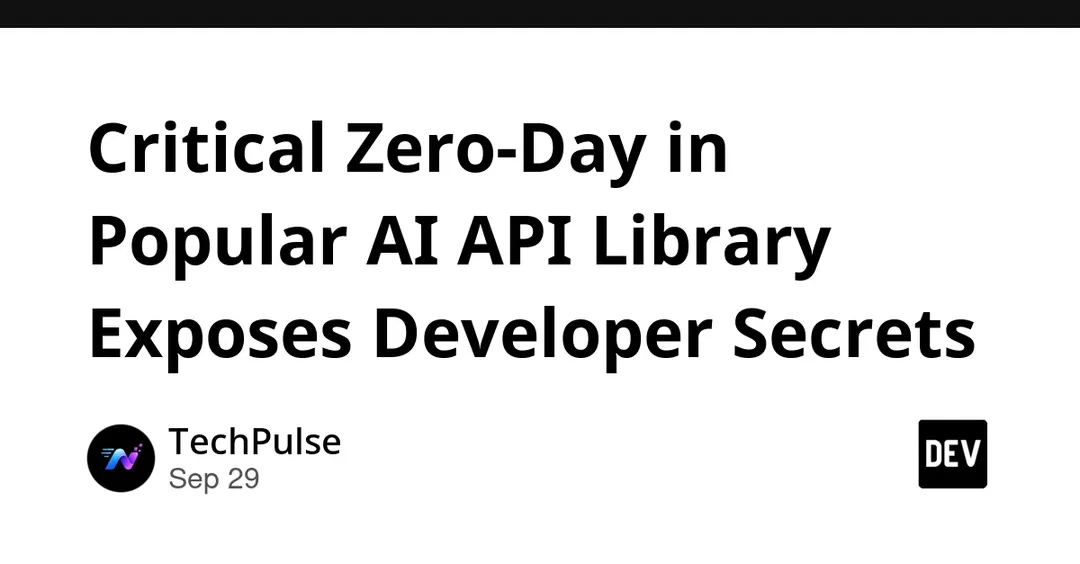 Критический zero-day в популярной ИИ-библиотеке раскрыл ключи разработчиков