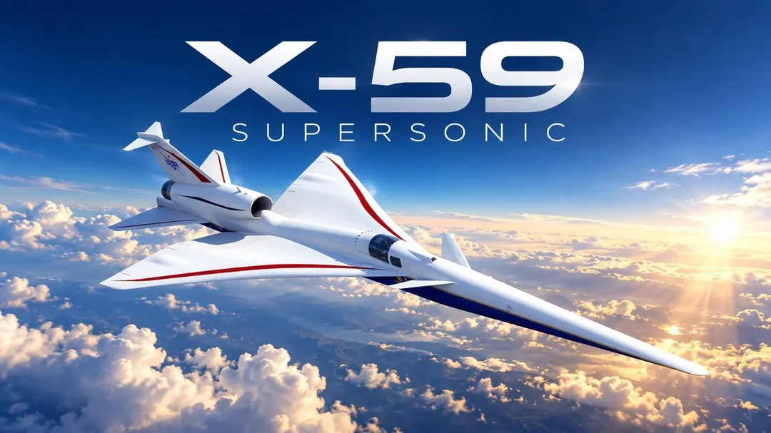 X-59 от NASA и Lockheed Martin снижает звуковой удар до 75 дБ