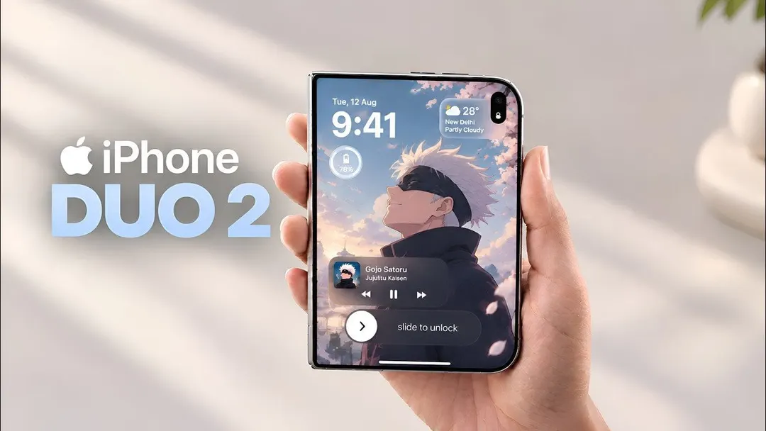 iPhone Duo 2: камера Pro, кремний-углеродная батарея и Face ID под внешним экраном