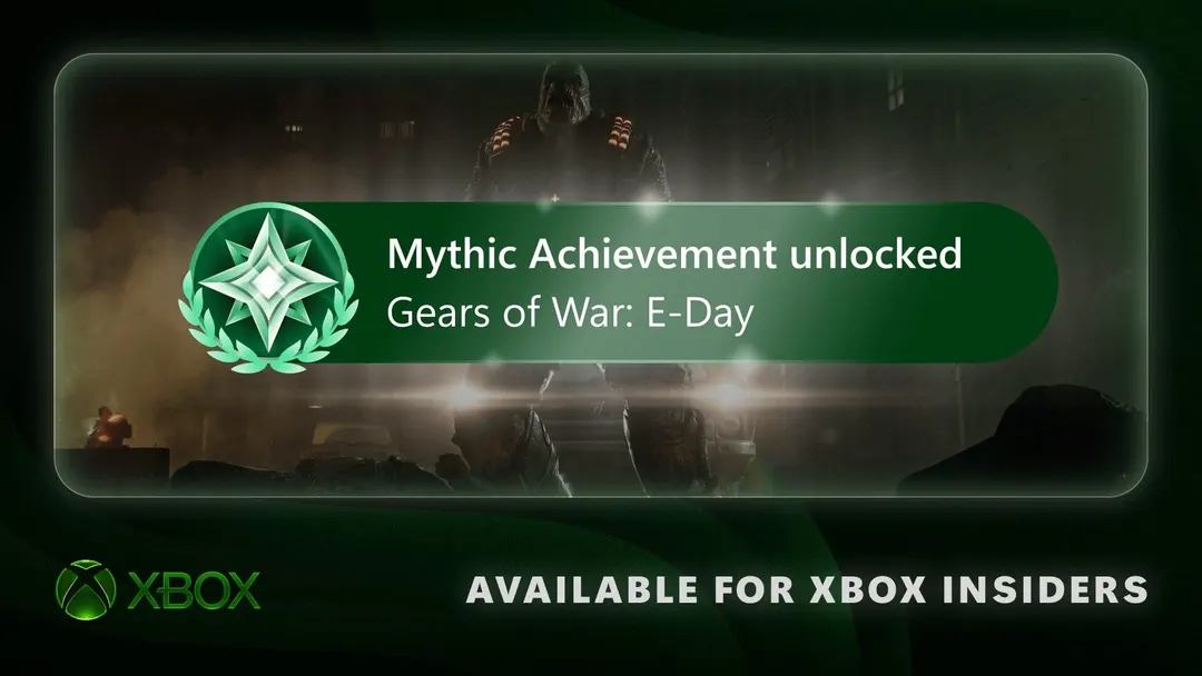 Xbox тестирует Mythic Achievements для завершённых игр