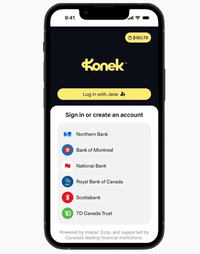 Кошелёк Konek от Interac расширяется на онлайн-оплату в Канаде