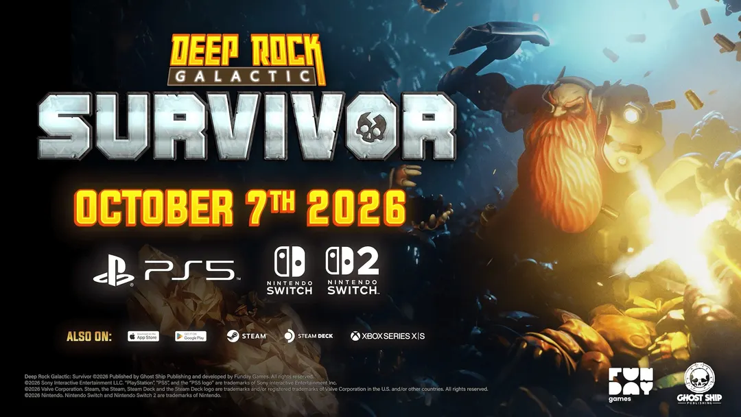 Deep Rock Galactic: Survivor выйдет на PS5 и Switch 7 октября