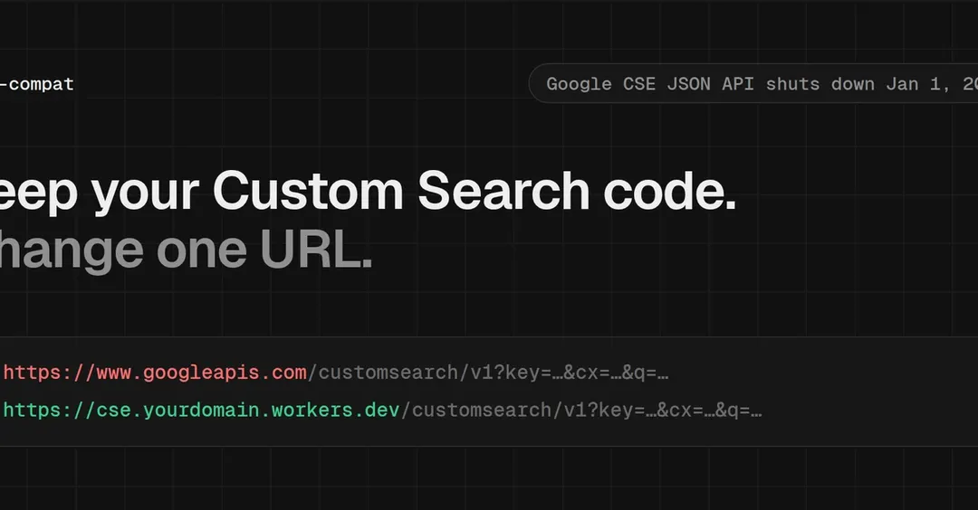 Google закрывает Custom Search JSON API с 1 января 2027 года