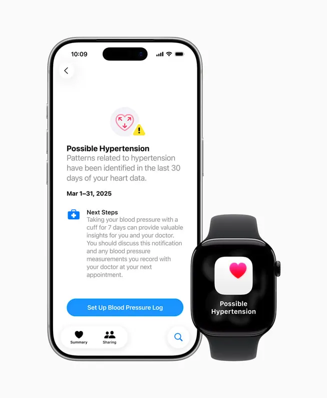 Health Canada обновила одобрение функции гипертонии на Apple Watch