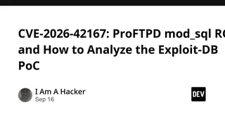 ProFTPD mod_sql: публичный эксплойт CVE-2026-42167 на Exploit-DB
