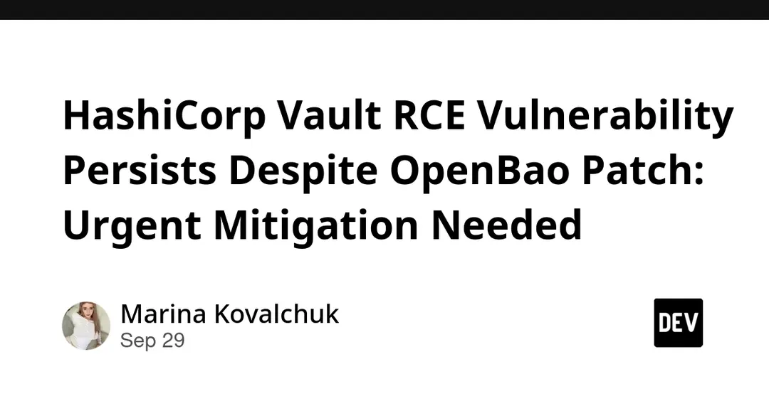 В HashiCorp Vault нашли RCE-уязвимость: OpenBao уже выпустила патчи