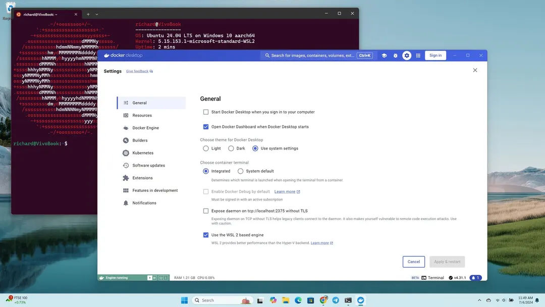 Microsoft добавила нативную поддержку Linux-контейнеров в Windows 11