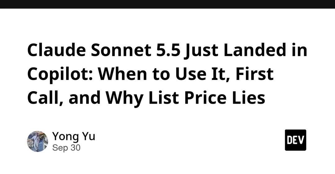 Claude Sonnet 5.5 вышел в GitHub Copilot: цена та же, задачи дешевле