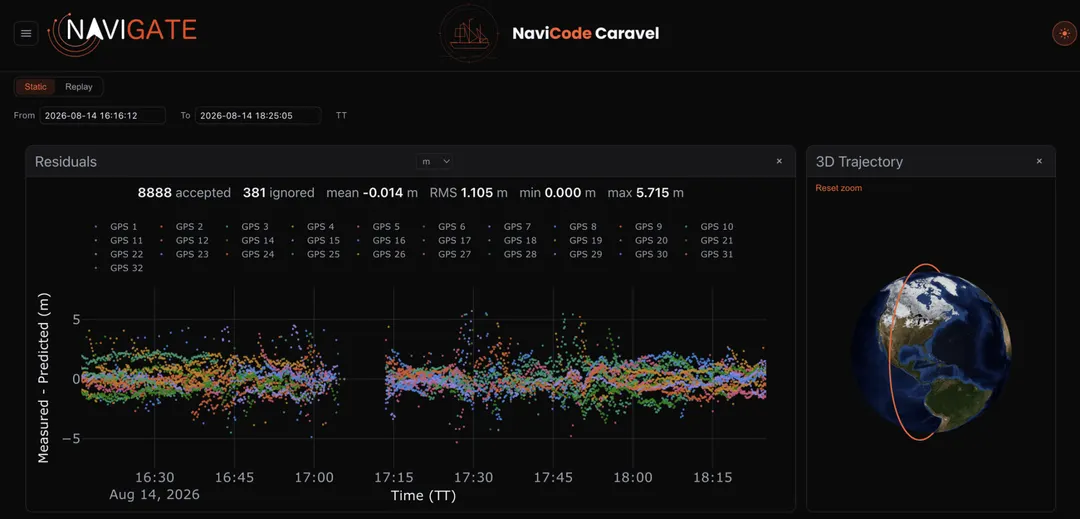 NaviGate испытала на орбите софт для автономного определения орбиты