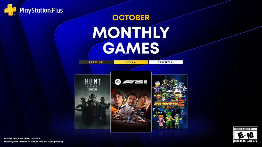 PlayStation Plus: октябрьская подборка Monthly Games