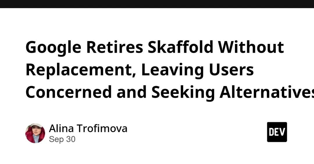 Google закрыла Skaffold без замены, перенеся код в приватный репозиторий