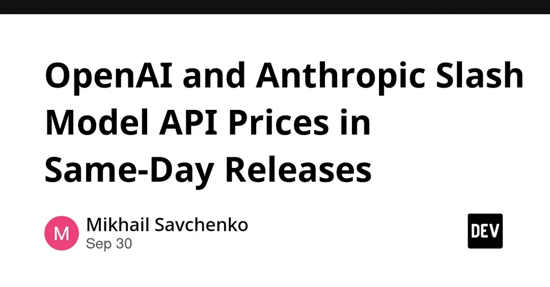 OpenAI и Anthropic одновременно снизили цены на API моделей