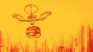 McDonald's в Шанхае начала доставлять бургеры дронами