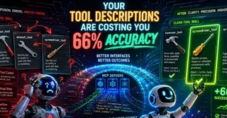 Переписывание описаний MCP-инструментов подняло точность агента с 34% до 100%