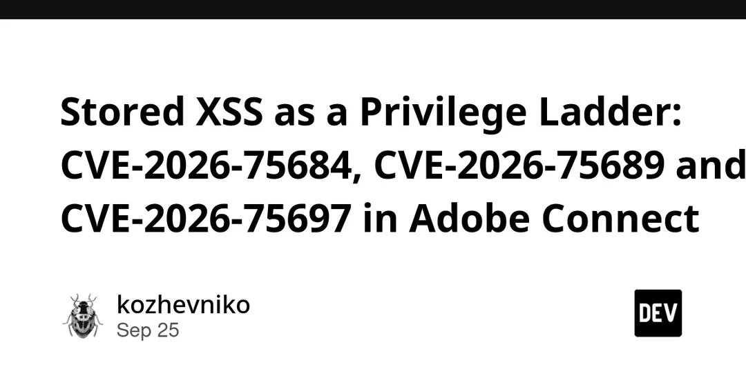 Adobe Connect: три stored XSS-уязвимости с оценкой 9.3