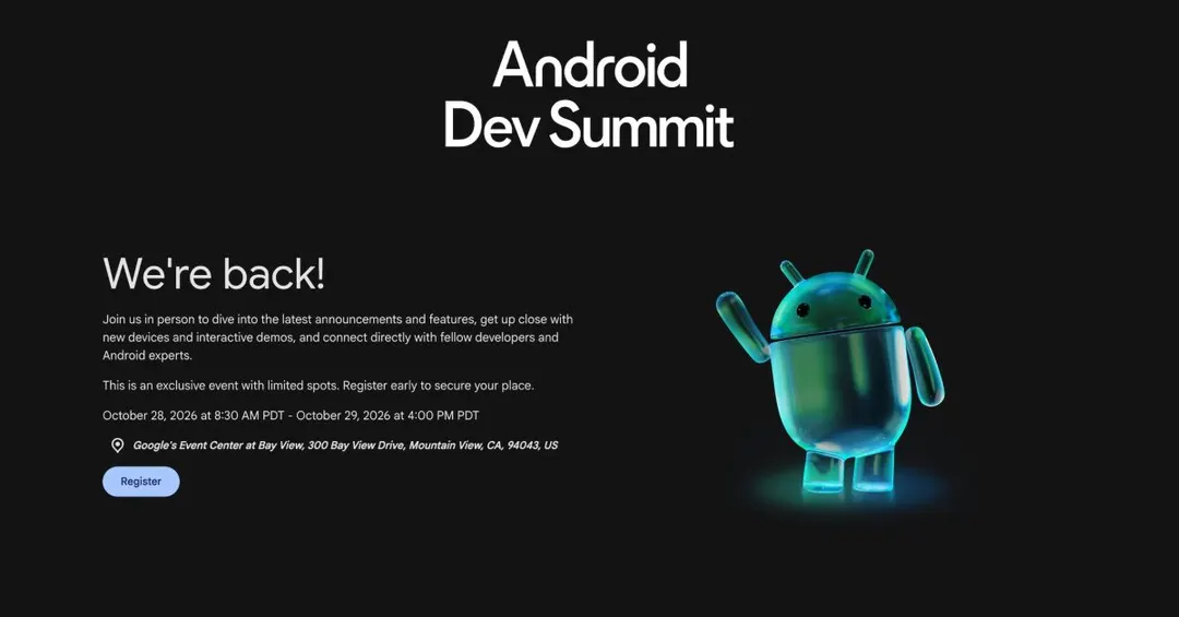 Google вернула Android Dev Summit и намекнула на Android 18