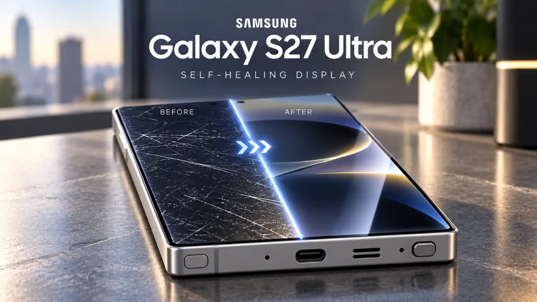 Утечка: Galaxy S27 Ultra может получить самовосстанавливающееся стекло Gorilla Armor