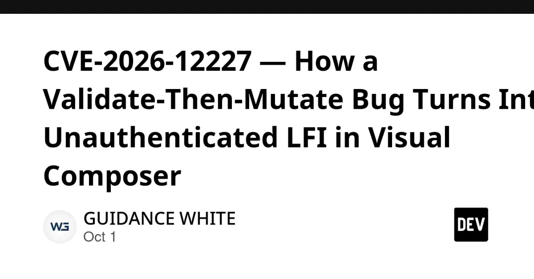 CVE-2026-12227: критическая LFI в плагине Visual Composer для WordPress
