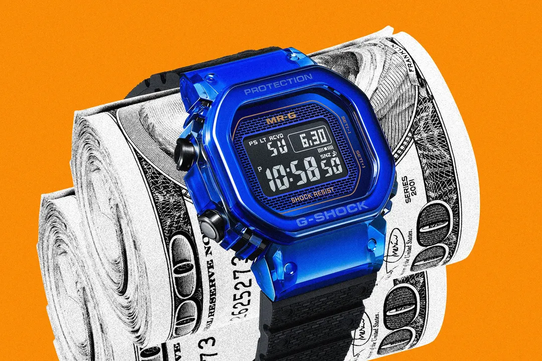 Casio выпустила G-Shock MRG-D5000 из синего сапфира за $80 000