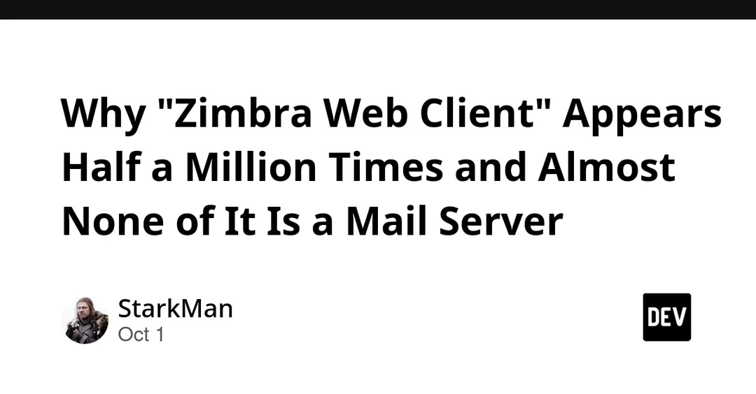 ZoomEye: поиск по телу страницы «Zimbra Web Client» даёт 537 391 актив, но это не почтовые серверы