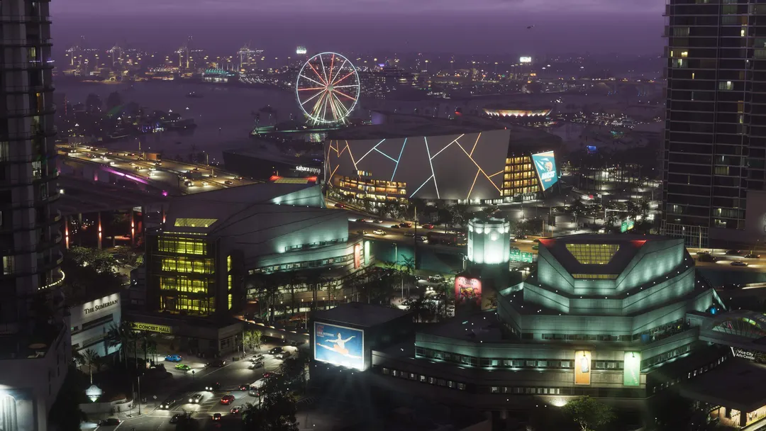 Rockstar подсветила арену в Майами в рамках промо GTA 6