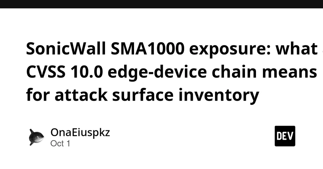 CISA внесла две уязвимости SonicWall SMA1000 в список эксплуатируемых