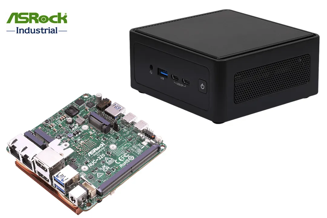 ASRock Industrial выпустила мини-ПК и платы NUC Core 300 на Wildcat Lake