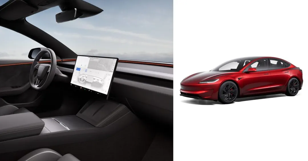 Tesla обновила Model 3 в США: экран 16 дюймов и рост мощности