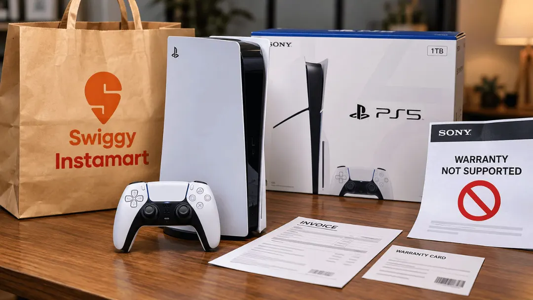 Sony отказала в гарантии на PS5, купленную через Swiggy Instamart