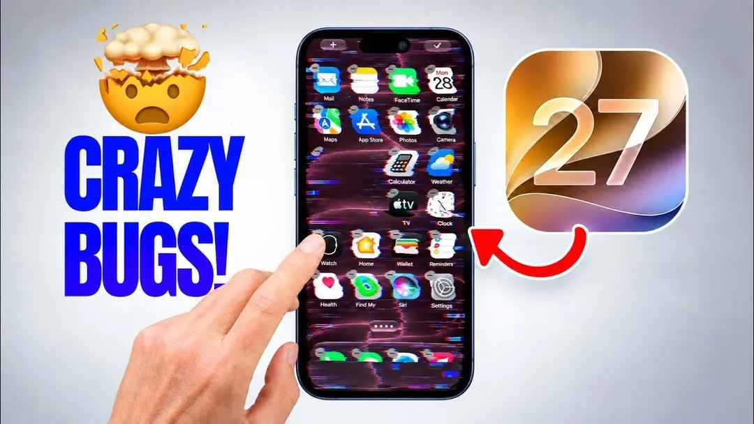 В iOS 27 нашли баг с зависанием экрана при работе с виджетами