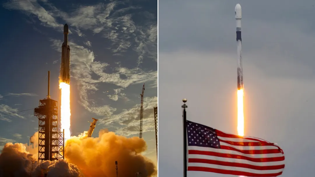 SpaceX за 13 часов запустила три миссии, включая Falcon Heavy для NRO