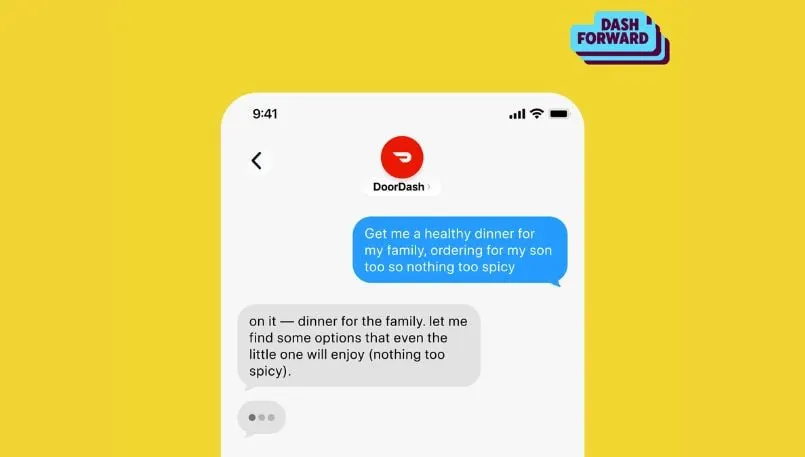 DoorDash тестирует заказ еды через текстовые сообщения с ИИ-агентом