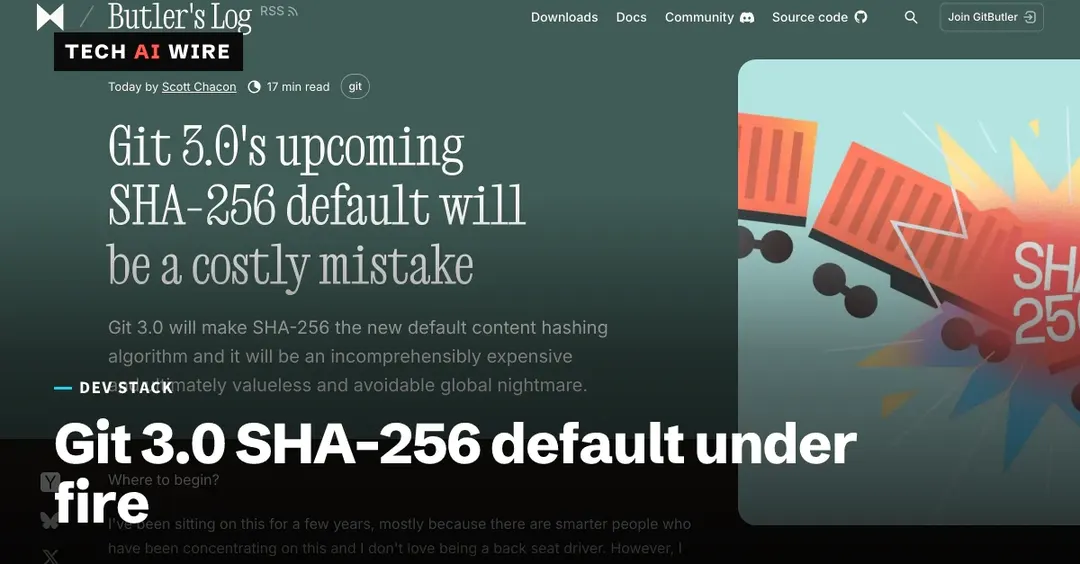 Чакон назвал переход Git 3.0 на SHA-256 дорогой ошибкой