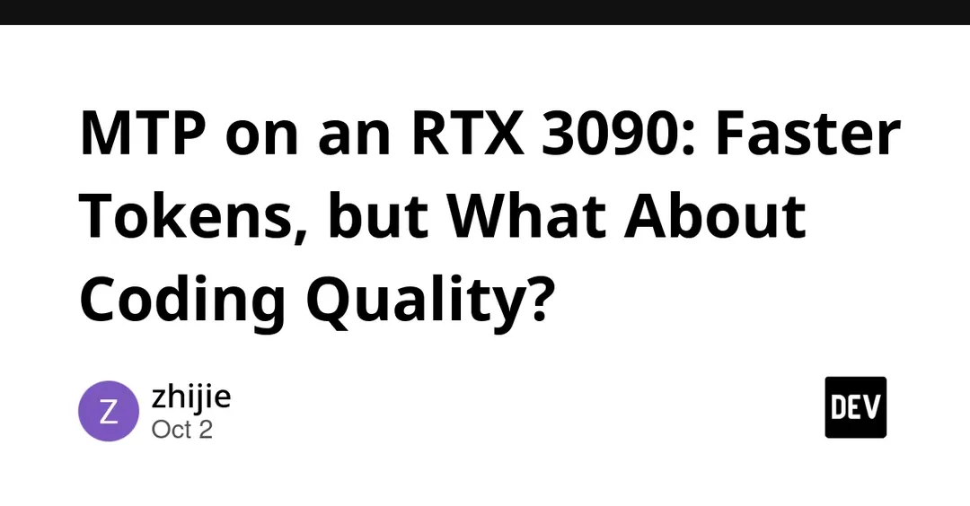 MTP на RTX 3090 ускорил генерацию Qwen3.8-27B на 56%, но качество кода спорно