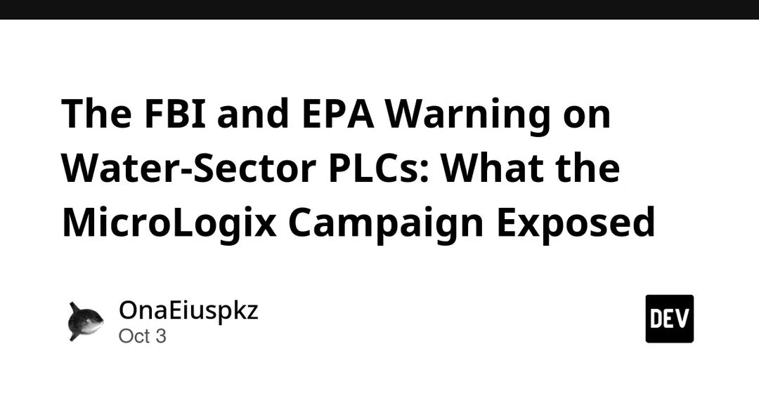 ФБР и EPA предупредили об атаках на PLC водоканалов MicroLogix
