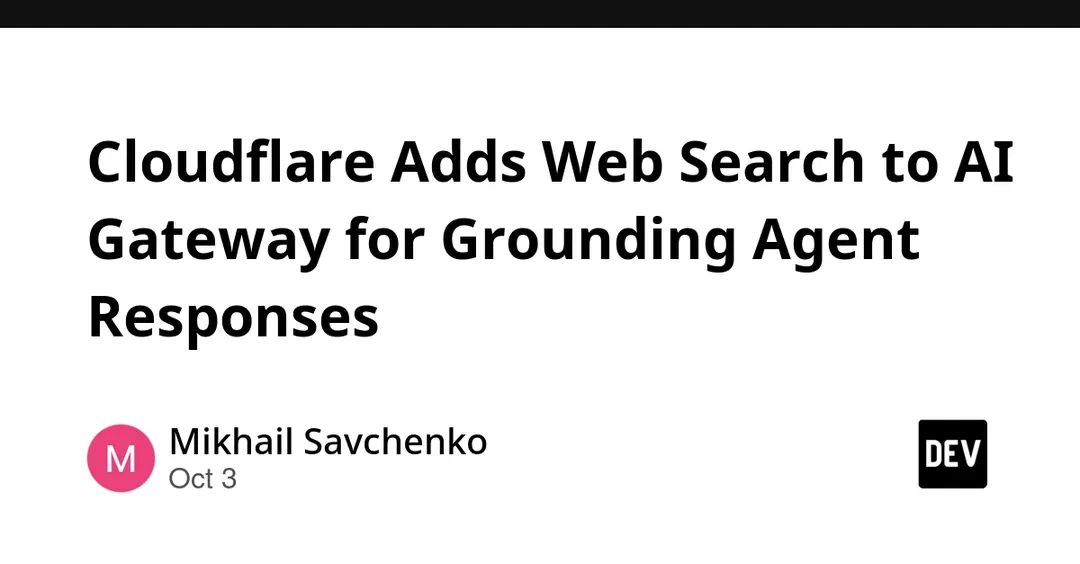 Cloudflare добавила веб-поиск в AI Gateway для агентов