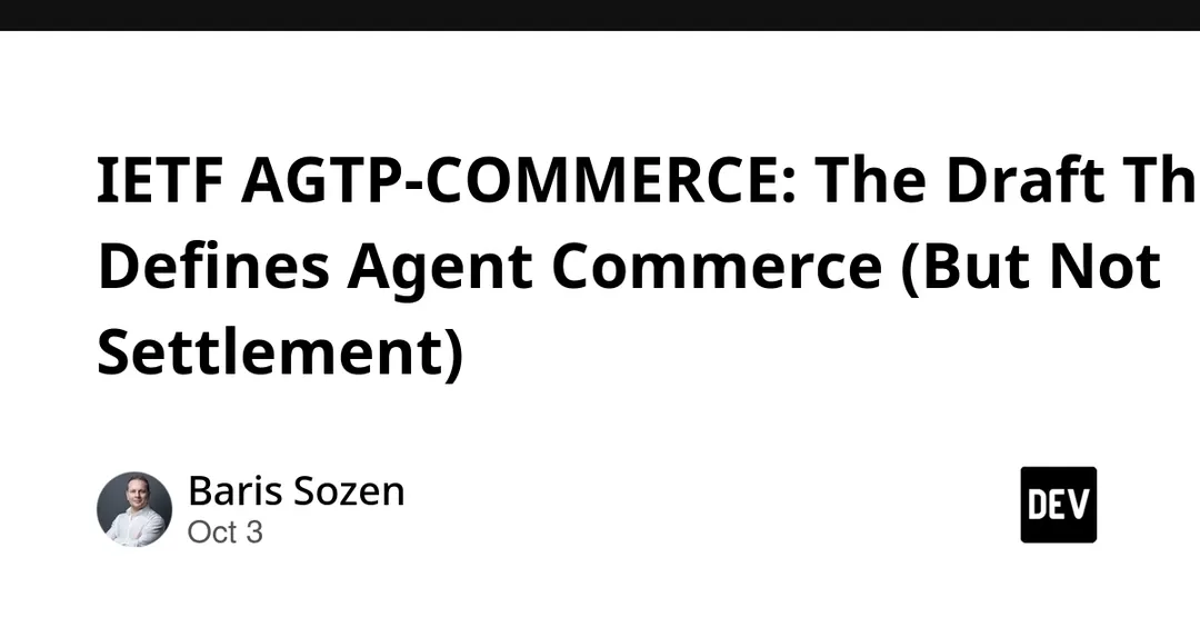 IETF опубликовала черновик AGTP-COMMERCE для сделок между ИИ-агентами