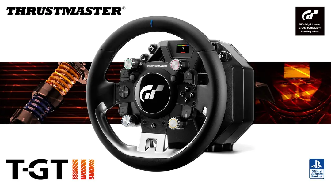 Thrustmaster анонсировала руль T-GT III для Gran Turismo 7 за $749,99