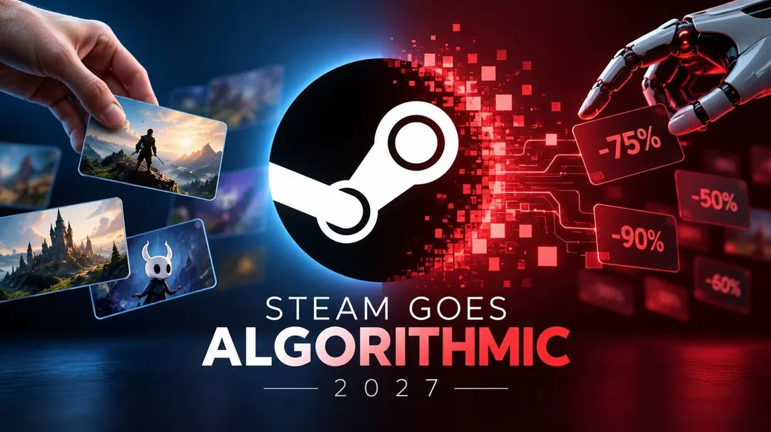 Valve заменит ручные скидки в Steam на алгоритмические к 2027 году