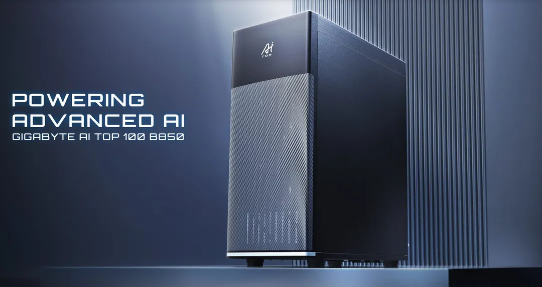 Gigabyte представила AI TOP 100 B850 с двумя Radeon AI PRO R9700 и 64 ГБ VRAM