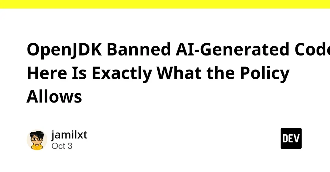 OpenJDK запретил код, созданный ИИ, но разрешил его чтение