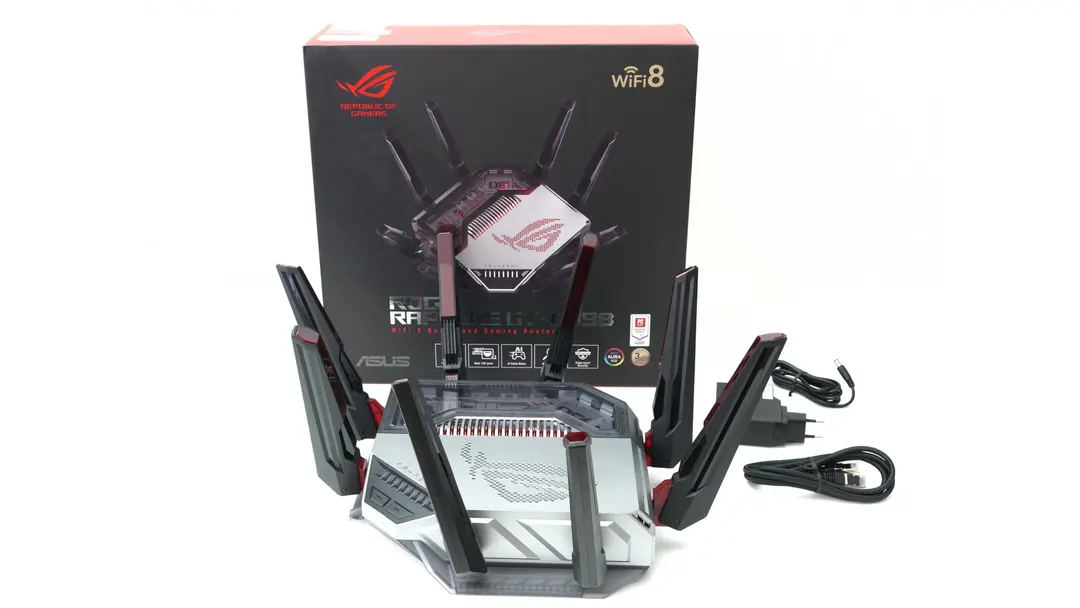 Asus выпустила первый в мире Wi-Fi 8 роутер ROG Rapture GT-BN98